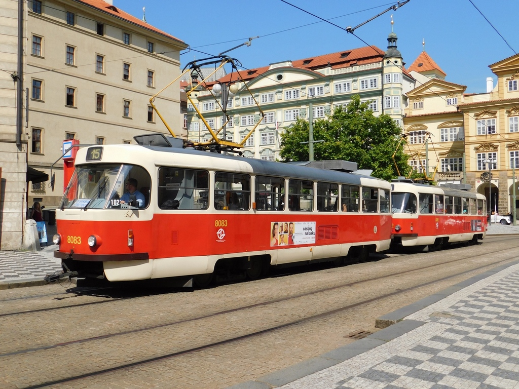 Praha, Tatra T3M2-DVC № 8083