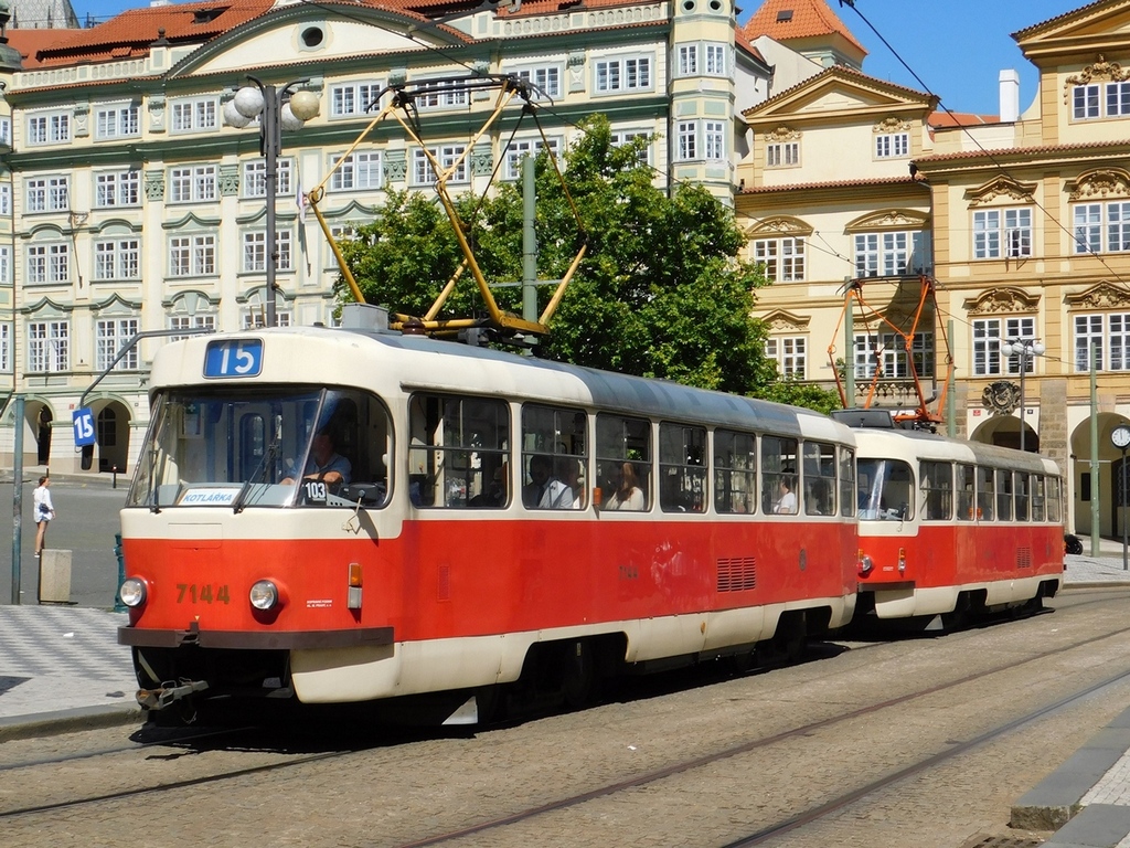 Прага, Tatra T3SUCS № 7144