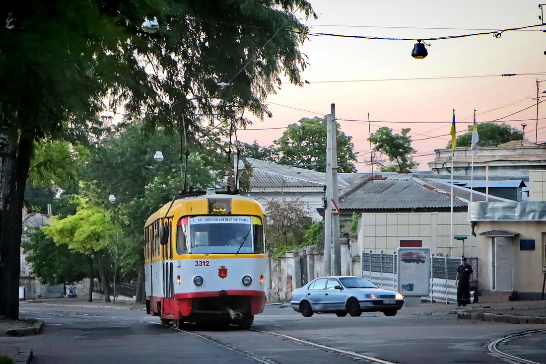 Одесса, Tatra T3R.P № 3312
