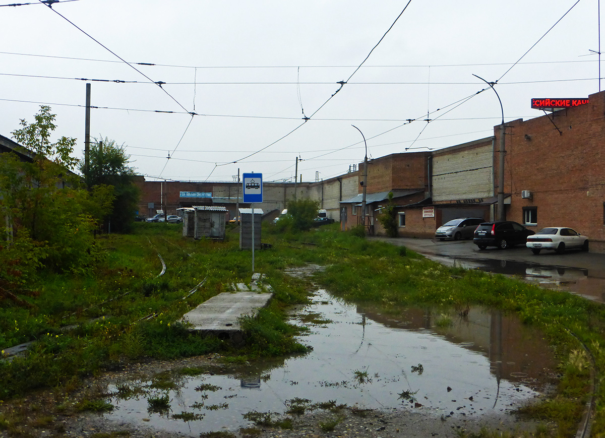 Nowosibirsk — Closed lines; Nowosibirsk — Track properties and contact wire; Nowosibirsk — Tram road