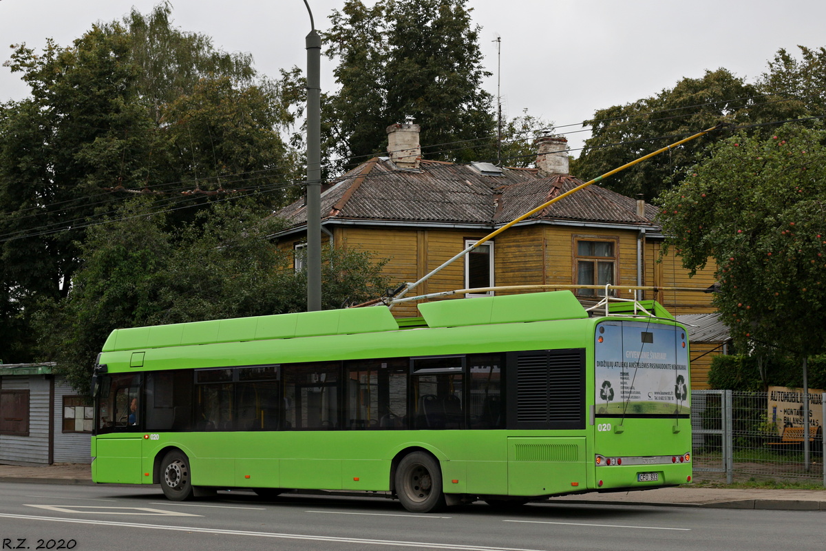 Каунас, Solaris Trollino III 12 AC № 020