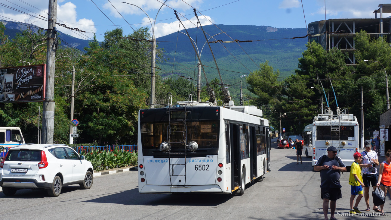Крымский троллейбус, СВАРЗ-МАЗ-6275 № 6502