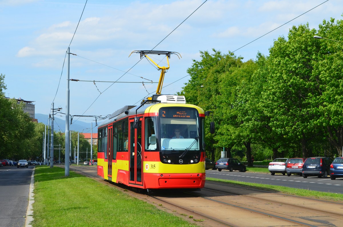 Мост ― Литвинов, Vario LF+ № 315