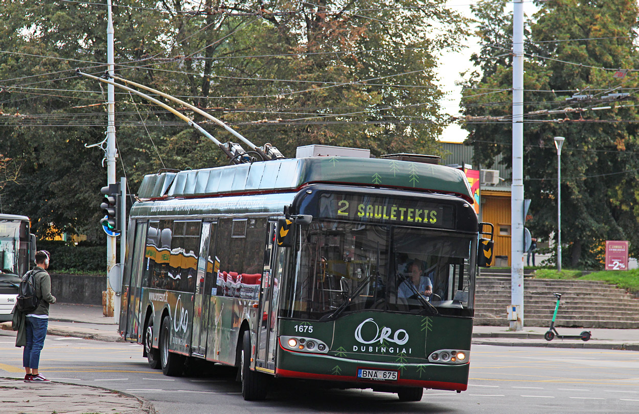 Vilnius, Solaris Trollino II 15 AC nr. 1675