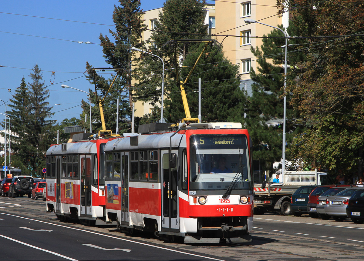 Брно, Tatra T3R (1995) № 1665