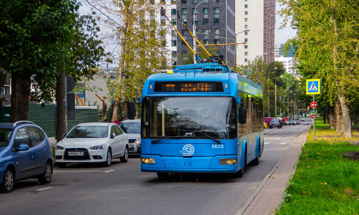 莫斯科, BKM 321 # 5820; 莫斯科 — Last Days of the Moscow Trolleybus on August 24 — 25, 2020