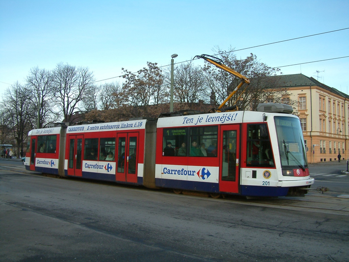 Оломоуц, Škoda 03T1 Astra № 201