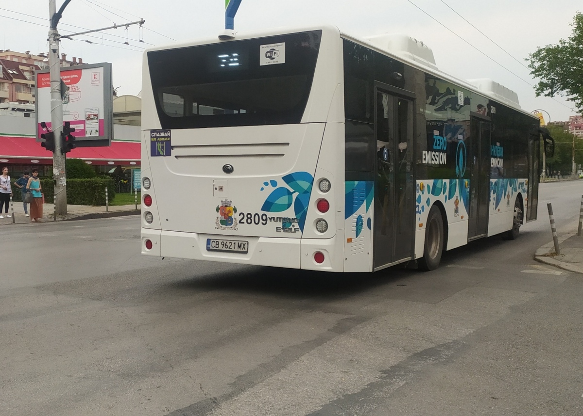 София, Yutong E12 (ZK6128BEVG) № 2809