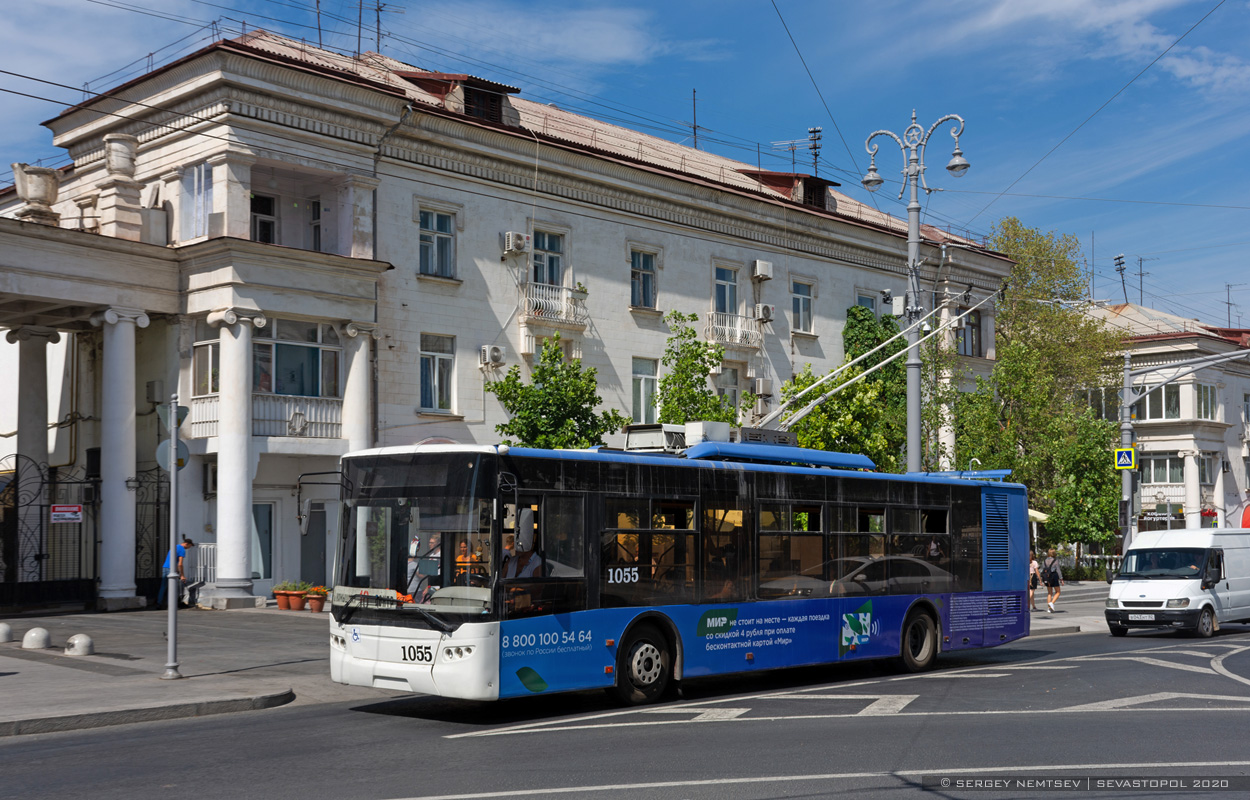 Севастополь, ЛАЗ E183A1 № 1055