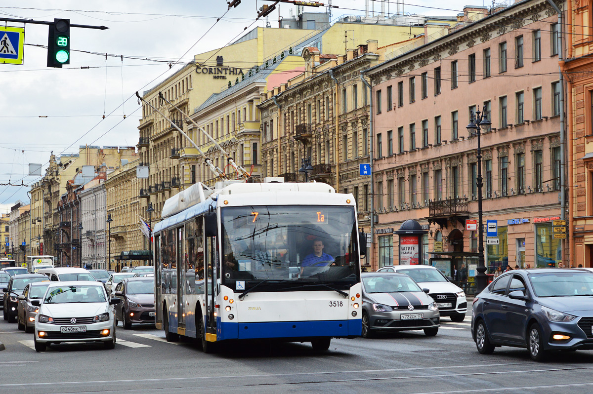 Санкт-Петербург, Тролза-5265.00 «Мегаполис» № 3518