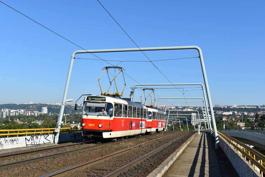 Прага, Tatra T3R.P № 8211