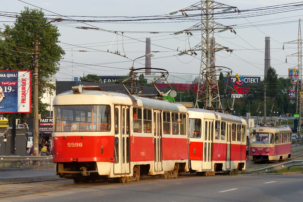 Киев, Tatra T3SU № 5596