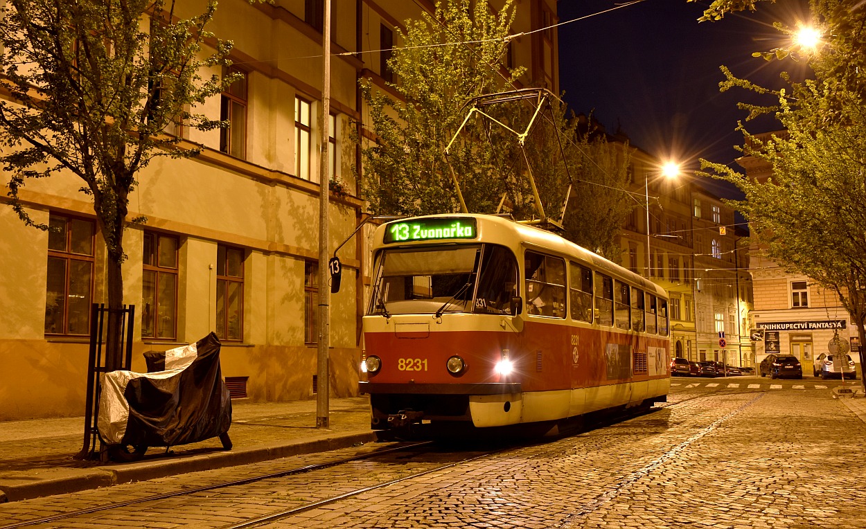 Прага, Tatra T3R.P № 8231