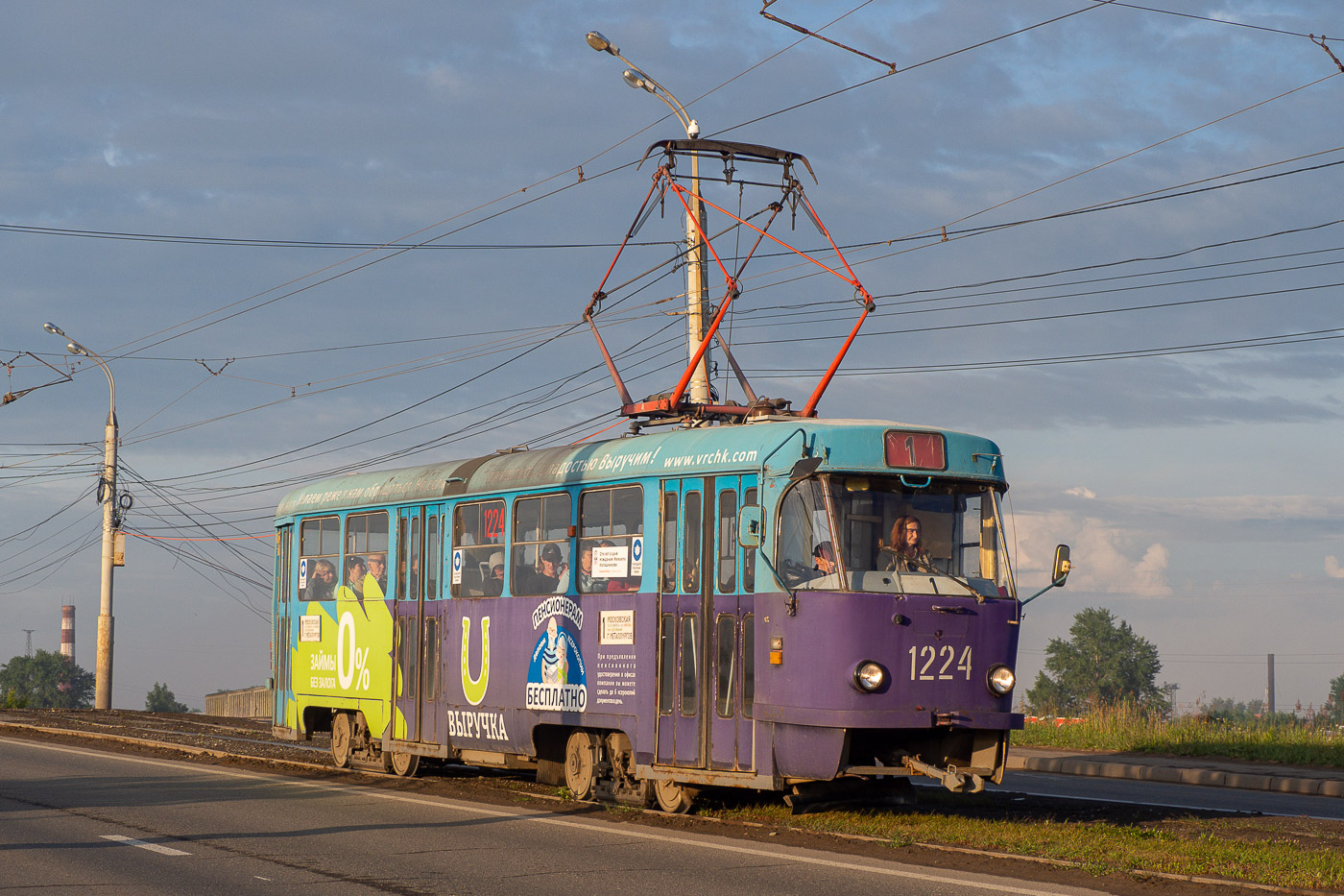 Ижевск, Tatra T3K № 1224