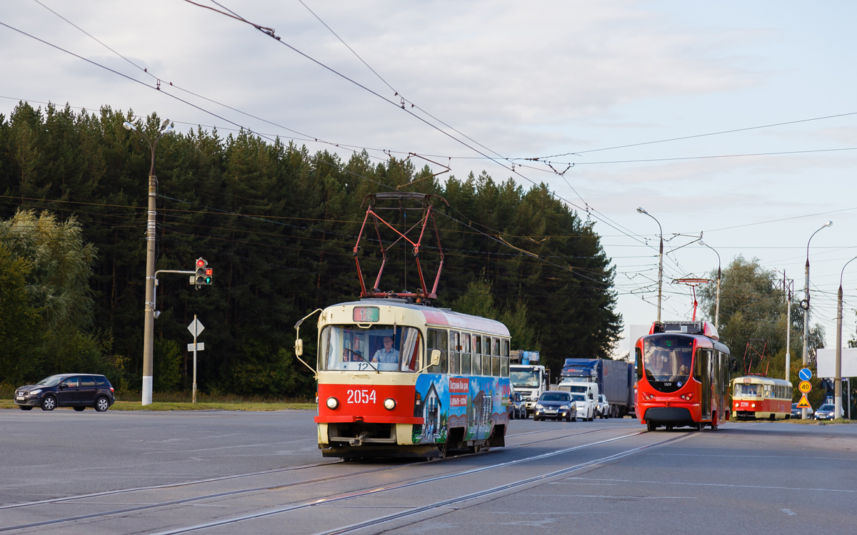 Ижевск, Tatra T3SU мод. Ижевск № 2054