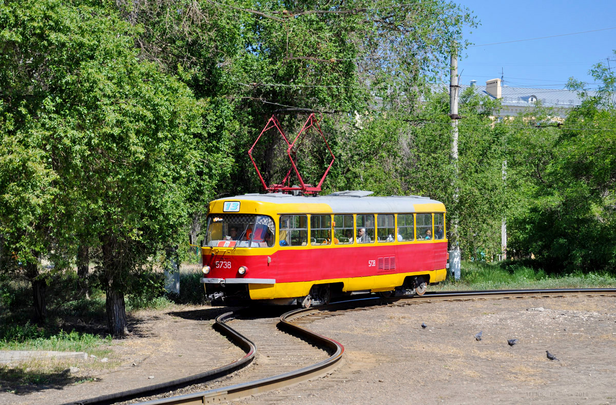 Волгоград, Tatra T3SU № 5738