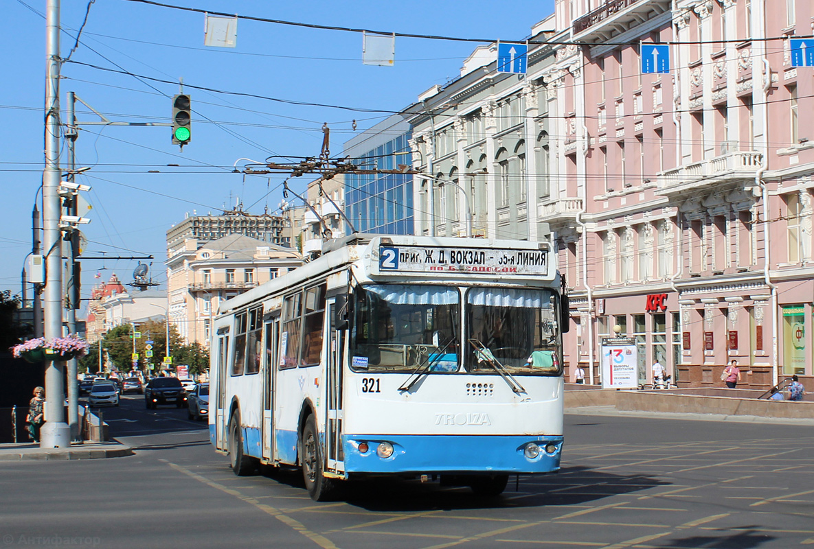Ростов-на-Дону, ЗиУ-682Г-016.02 (с широкой 1-й дверью) № 321