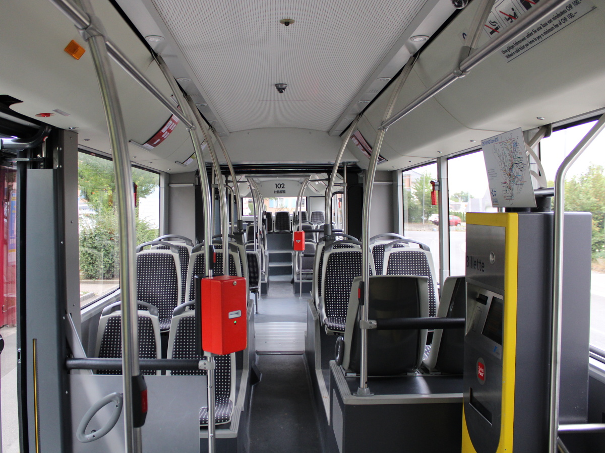 Шаффхаузен, Hess SwissTrolley 3 (BGT-N2C) № 102 Шаффхаузен, Hess SwissTrolley 3 (BGT-N2C) № 102