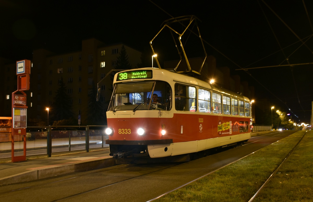 Прага, Tatra T3R.P № 8333