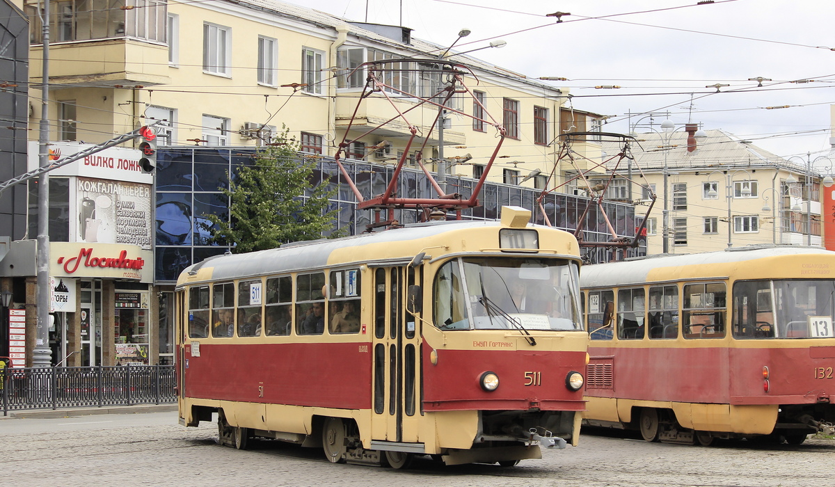Екатеринбург, Tatra T3SU (двухдверная) № 511
