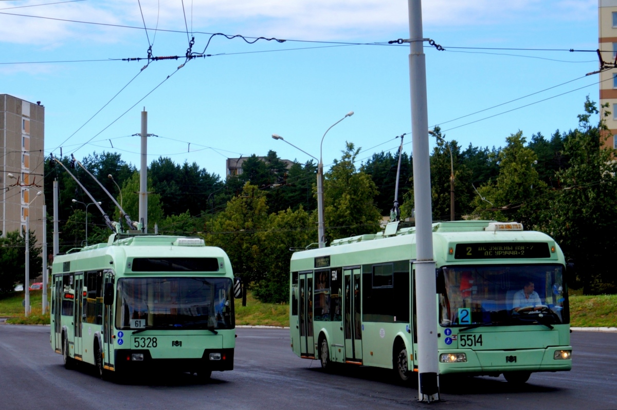 Минск, БКМ 321 № 5514; Минск, БКМ 321 № 5328