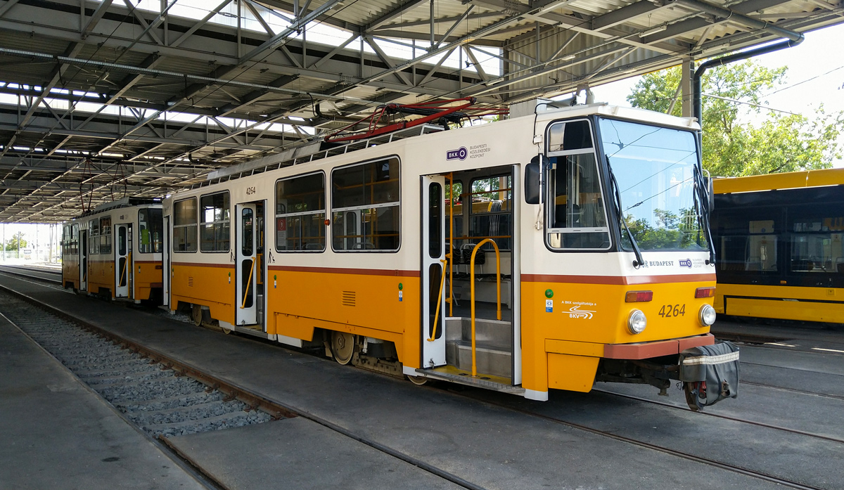Будапешт, Tatra T5C5K2 № 4264; Будапешт — Трамвайные депо