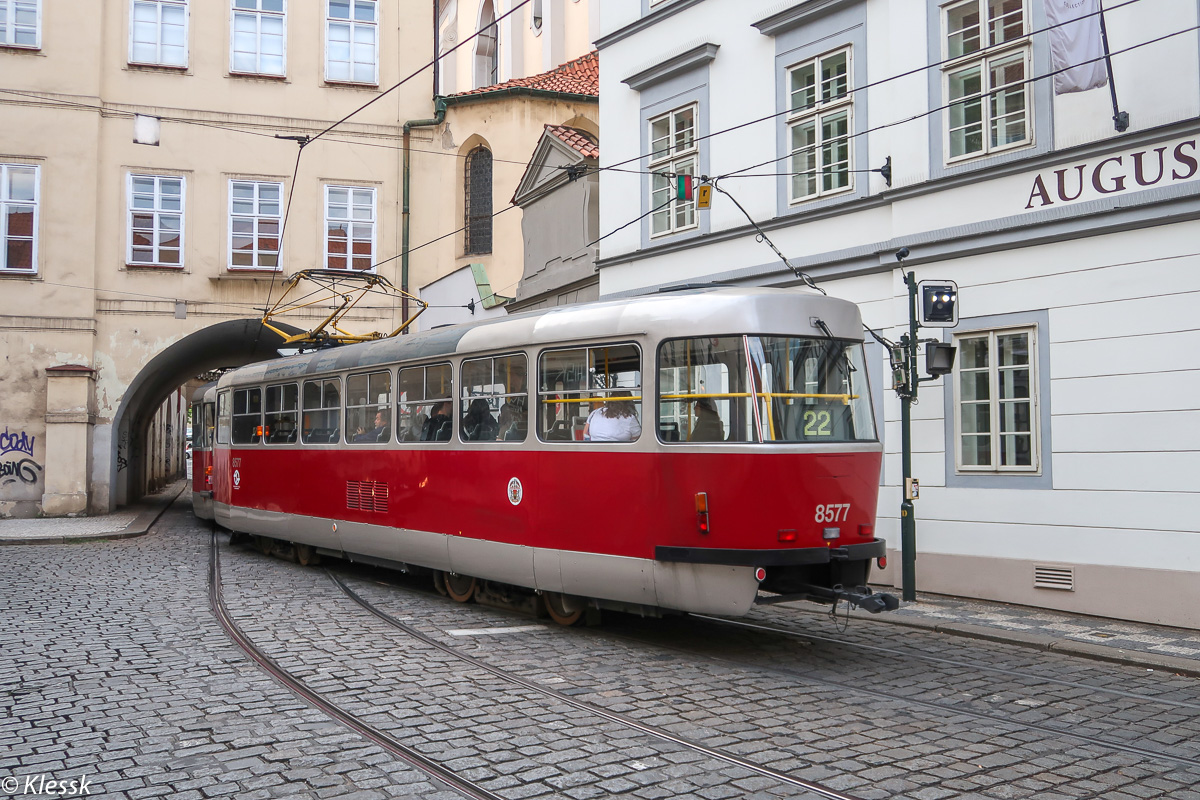 Прага, Tatra T3R.P № 8577