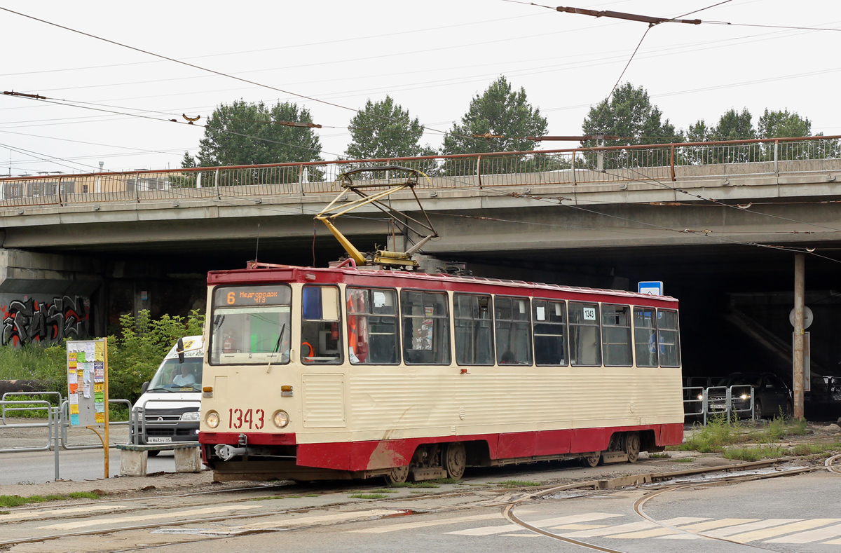 Челябинск, 71-605 (КТМ-5М3) № 1343