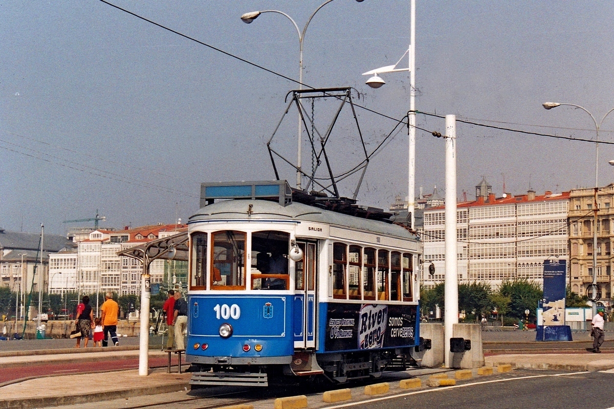 Ла-Корунья, Carris 2-axle motorcar (Remodelado) № 100