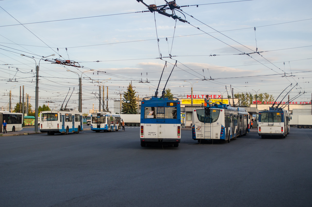 聖彼德斯堡, Trolza-5275.03 “Optima” # 1222; 聖彼德斯堡, VMZ-5298.01 (VMZ-463) # 1979; 聖彼德斯堡 — Terminal stations