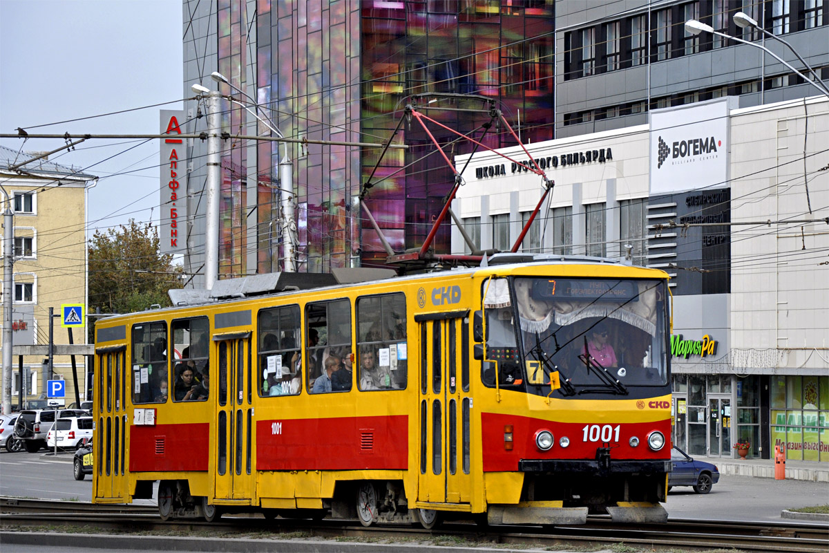Барнаул, Tatra T6B5SU № 1001