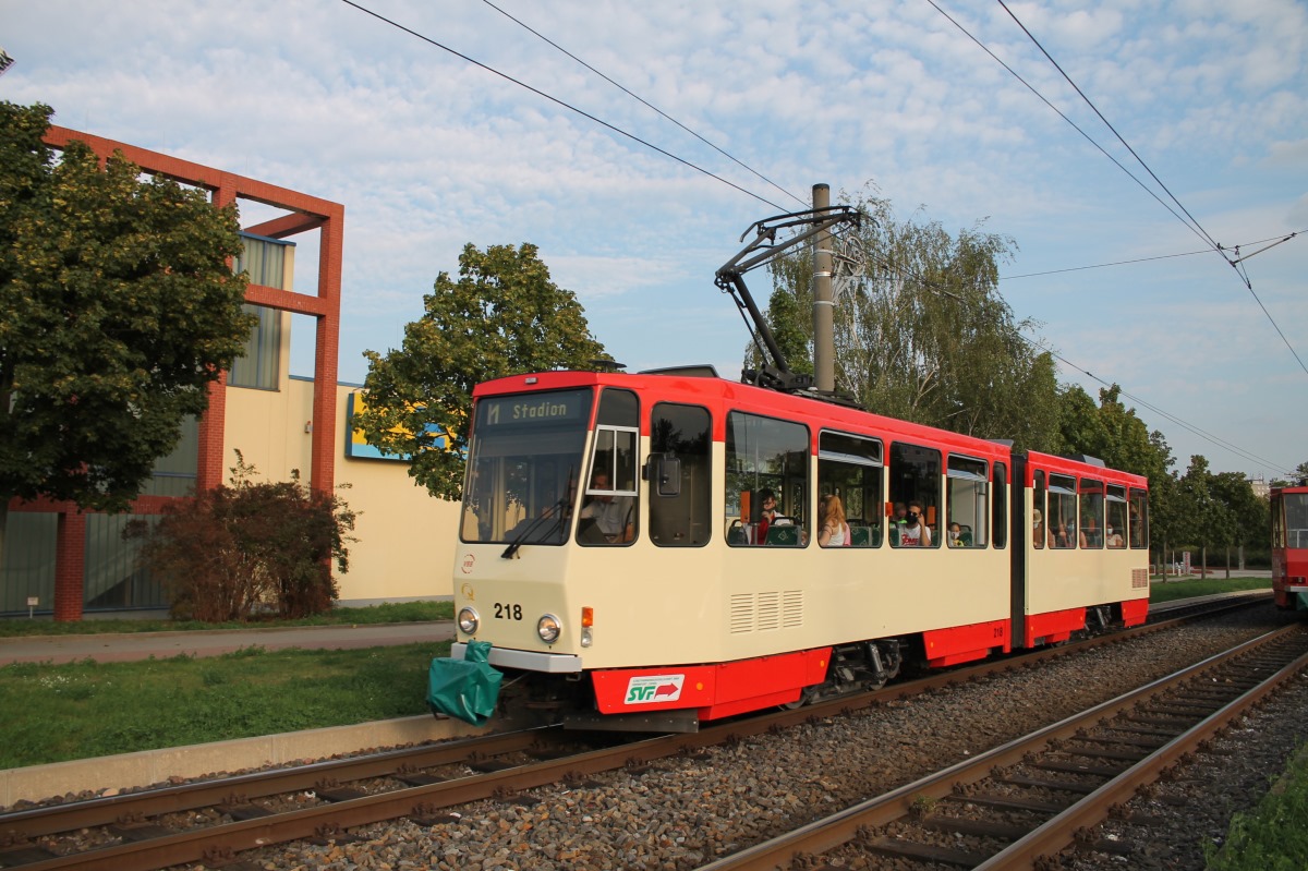 Frankfurt an der Oder, Tatra KT4DM — 218 Frankfurt an der Oder, Tatra KT4DM — 218
