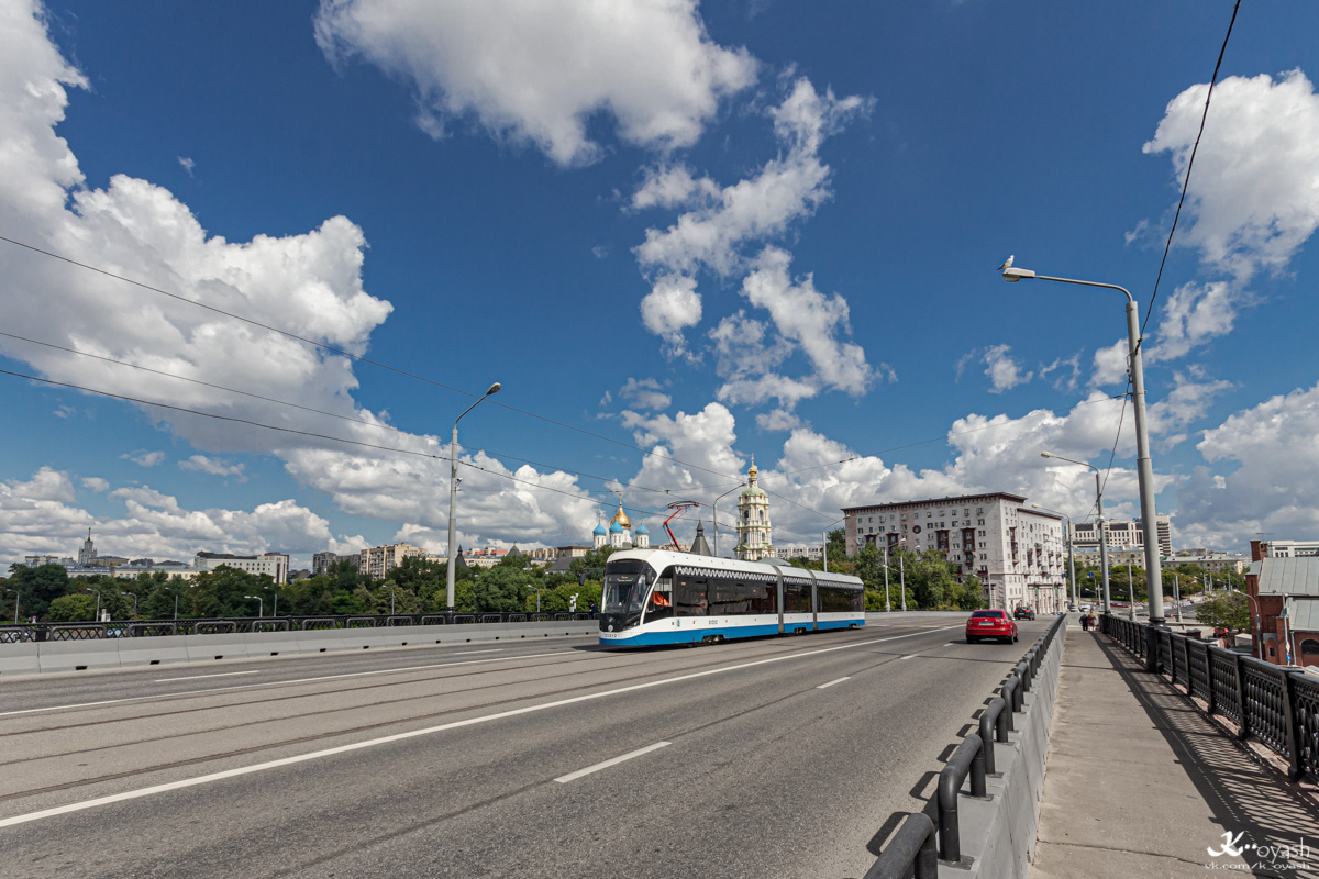 Moskwa — Trаm lines: Central Administrative District