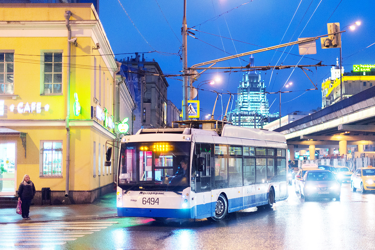 Москва, Тролза-5265.00 «Мегаполис» № 6494 Москва, Тролза-5265.00 «Мегаполис» № 6494