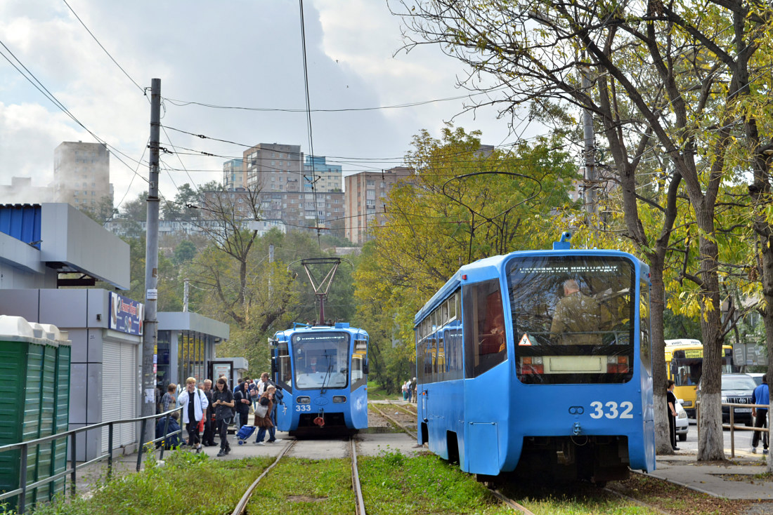 Владивосток, 71-619КС № 332; Владивосток, 71-619К № 333