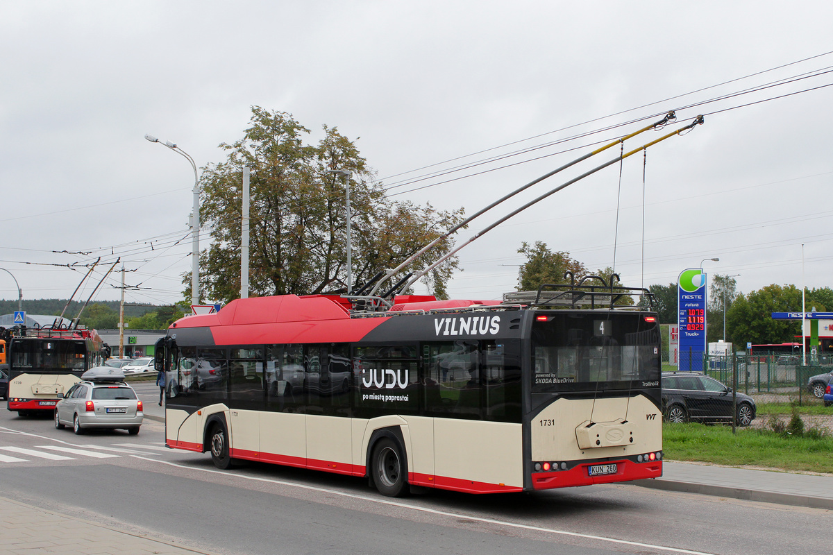 Вільнюс, Solaris Trollino IV 12 Škoda № 1731