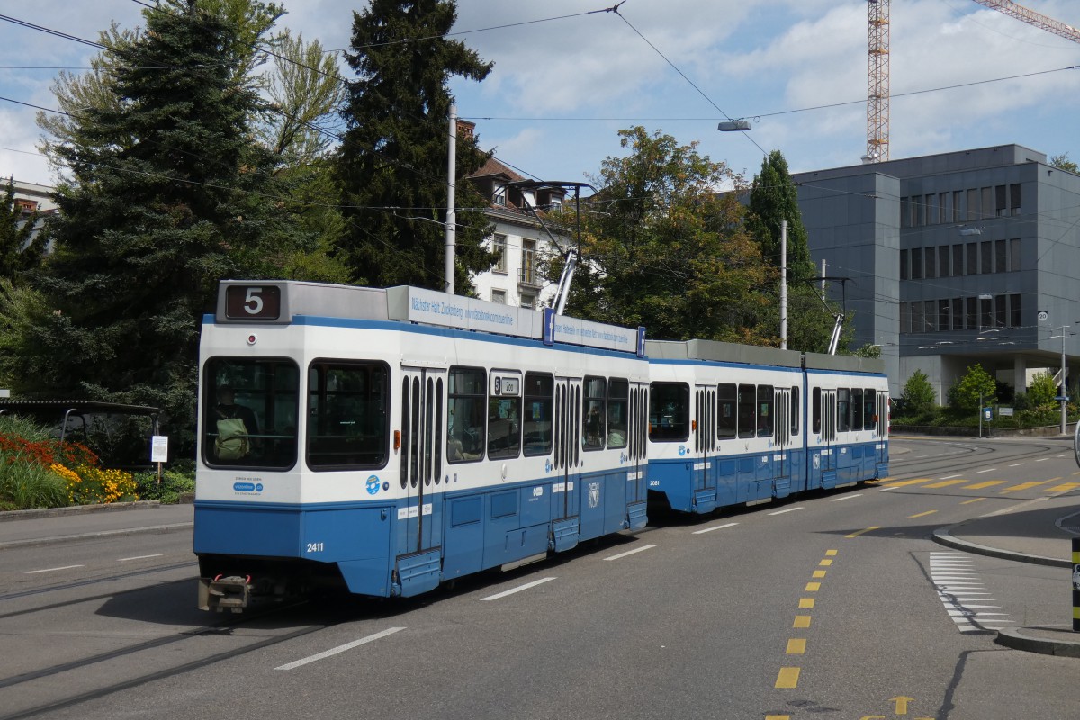 Цюрих, SWP/SIG/BBC Be 2/4 "Tram 2000 Pony" № 2411