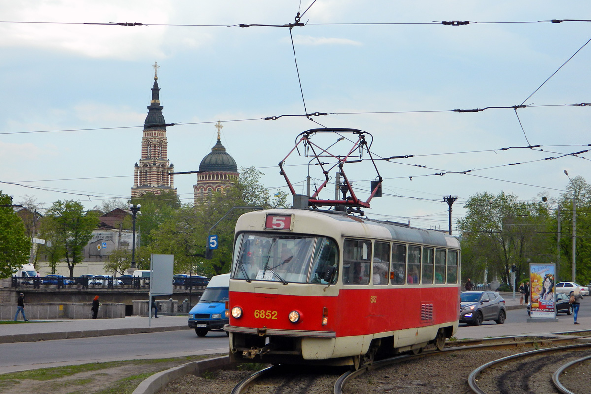 Харьков, Tatra T3 № 6852