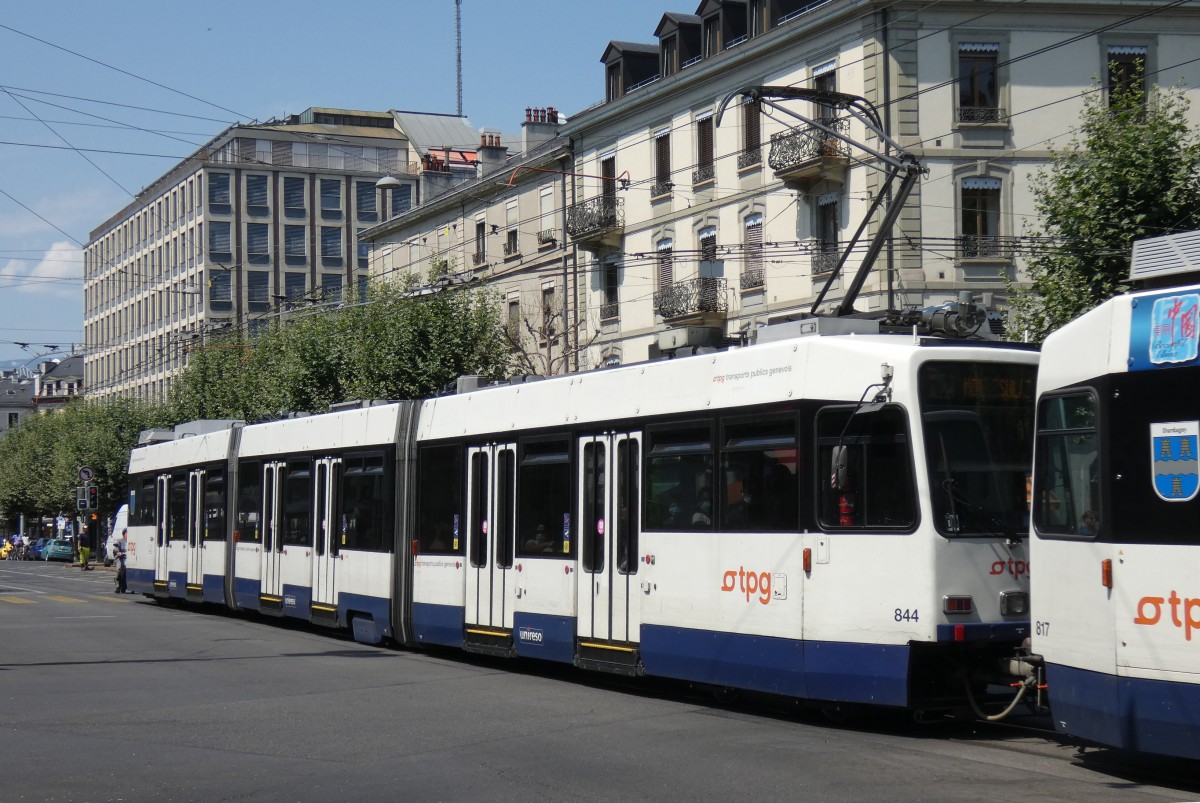 Женева, ACMV/ABB/Duewag Be 4/8 № 844