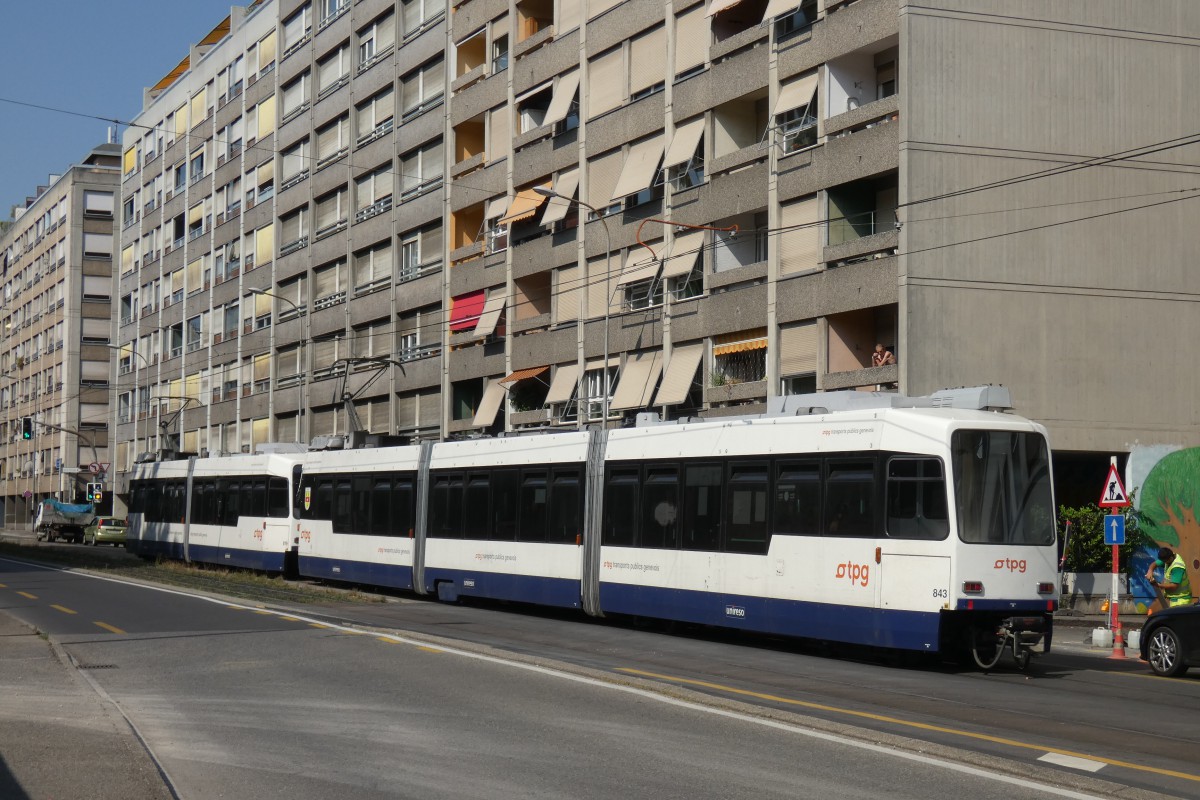 Geneva, ACMV/ABB/Duewag Be 4/8 № 843