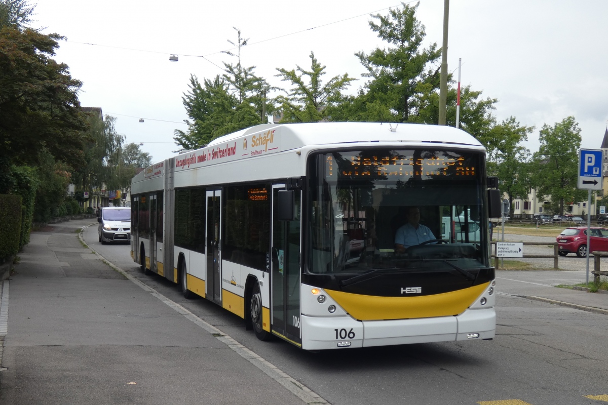Шаффхаузен, Hess SwissTrolley 3 (BGT-N2C) № 106