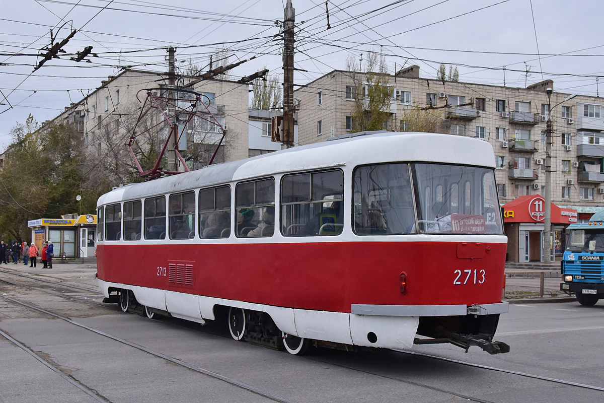 Volgograd, Tatra T3SU # 2713