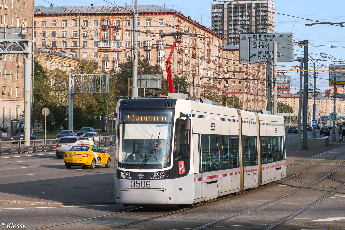 Москва, 71-414 (Pesa Fokstrot) № 3506 Москва, 71-414 (Pesa Fokstrot) № 3506