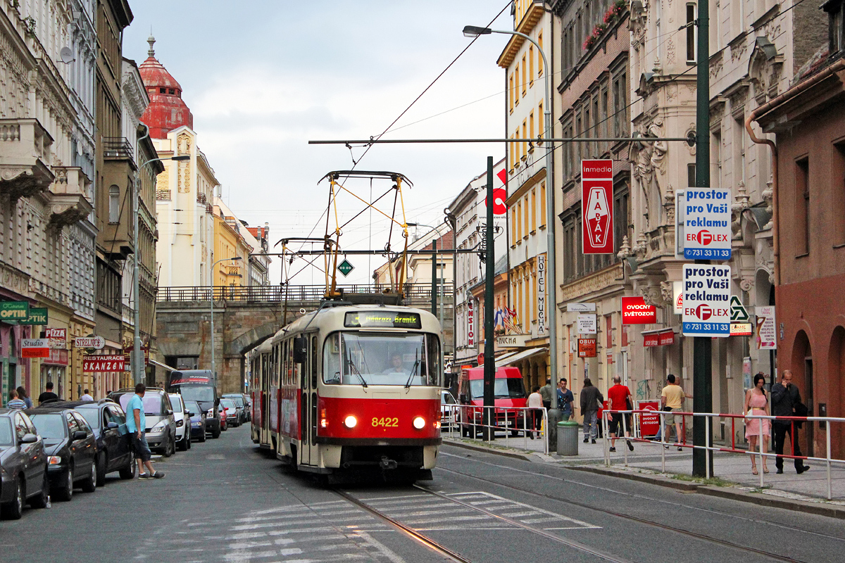 Прага, Tatra T3R.P № 8422