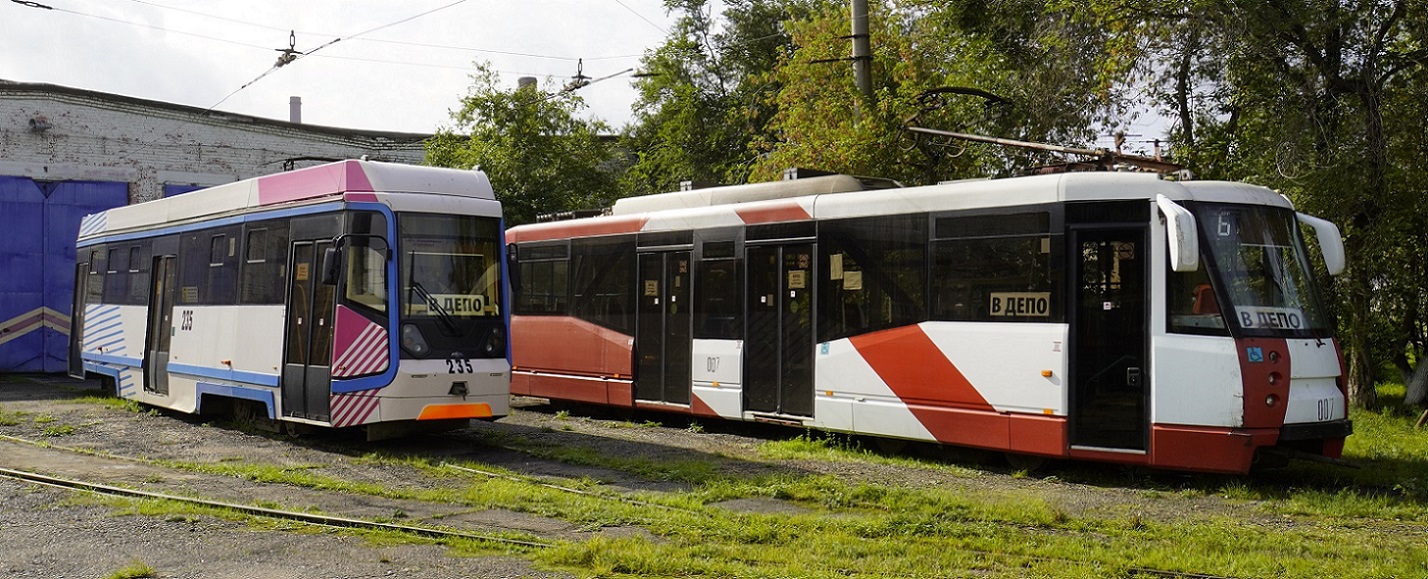 Krasnojarsk, 71-605A # 235; Krasnojarsk, 71-153 (LM-2008) # 007