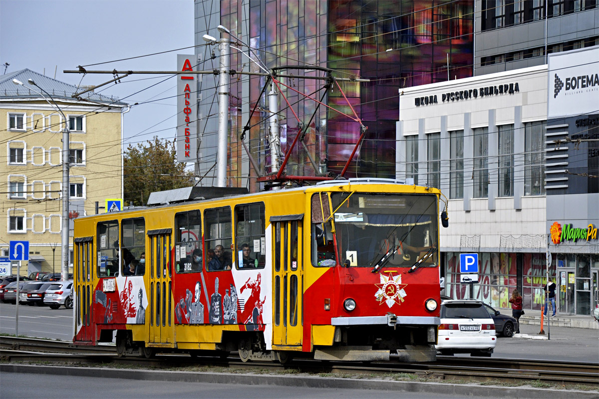 Барнаул, Tatra T6B5SU № 3182
