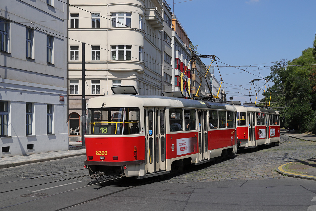 Прага, Tatra T3R.P № 8300