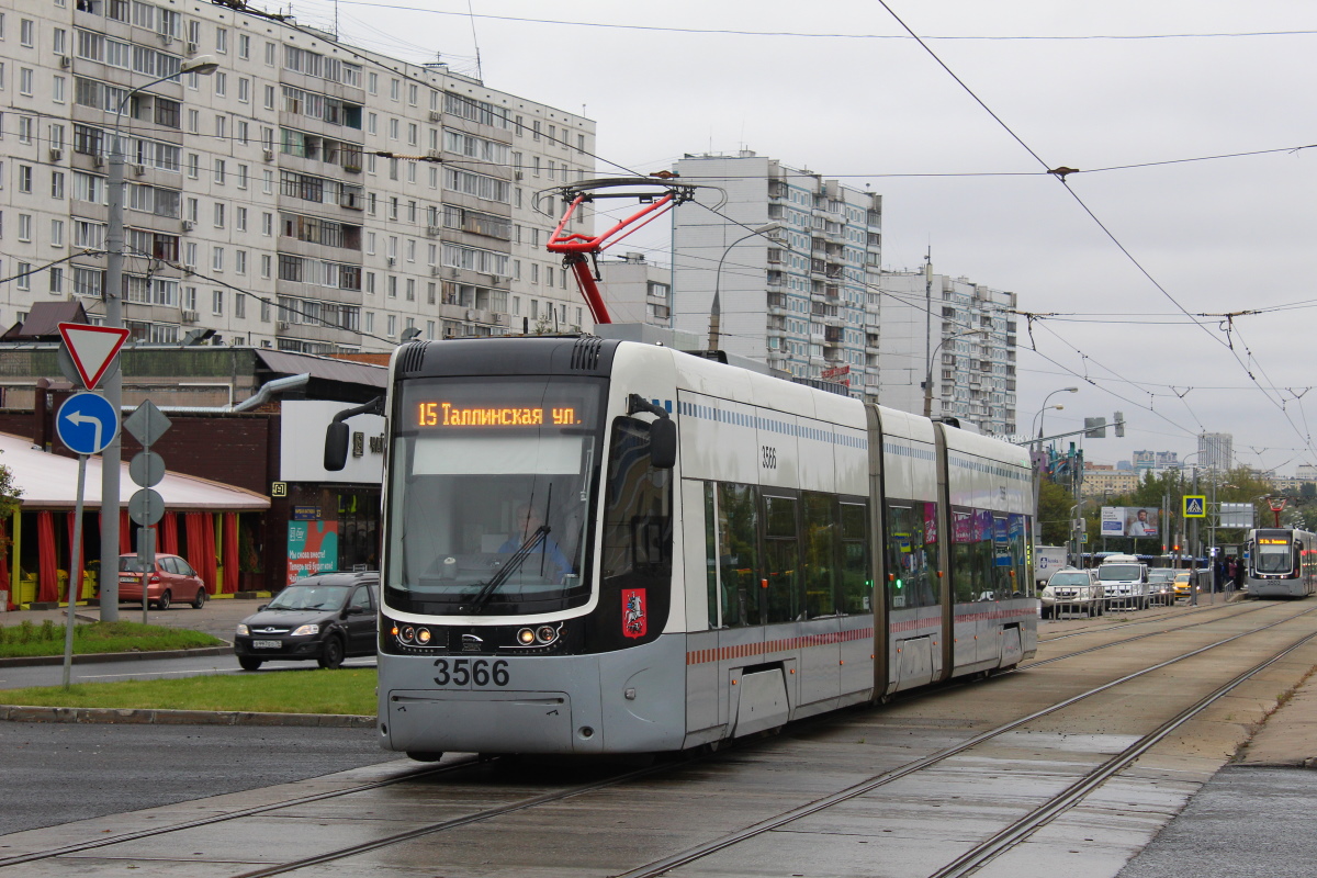 Москва, 71-414 (Pesa Fokstrot) № 3566 Москва, 71-414 (Pesa Fokstrot) № 3566