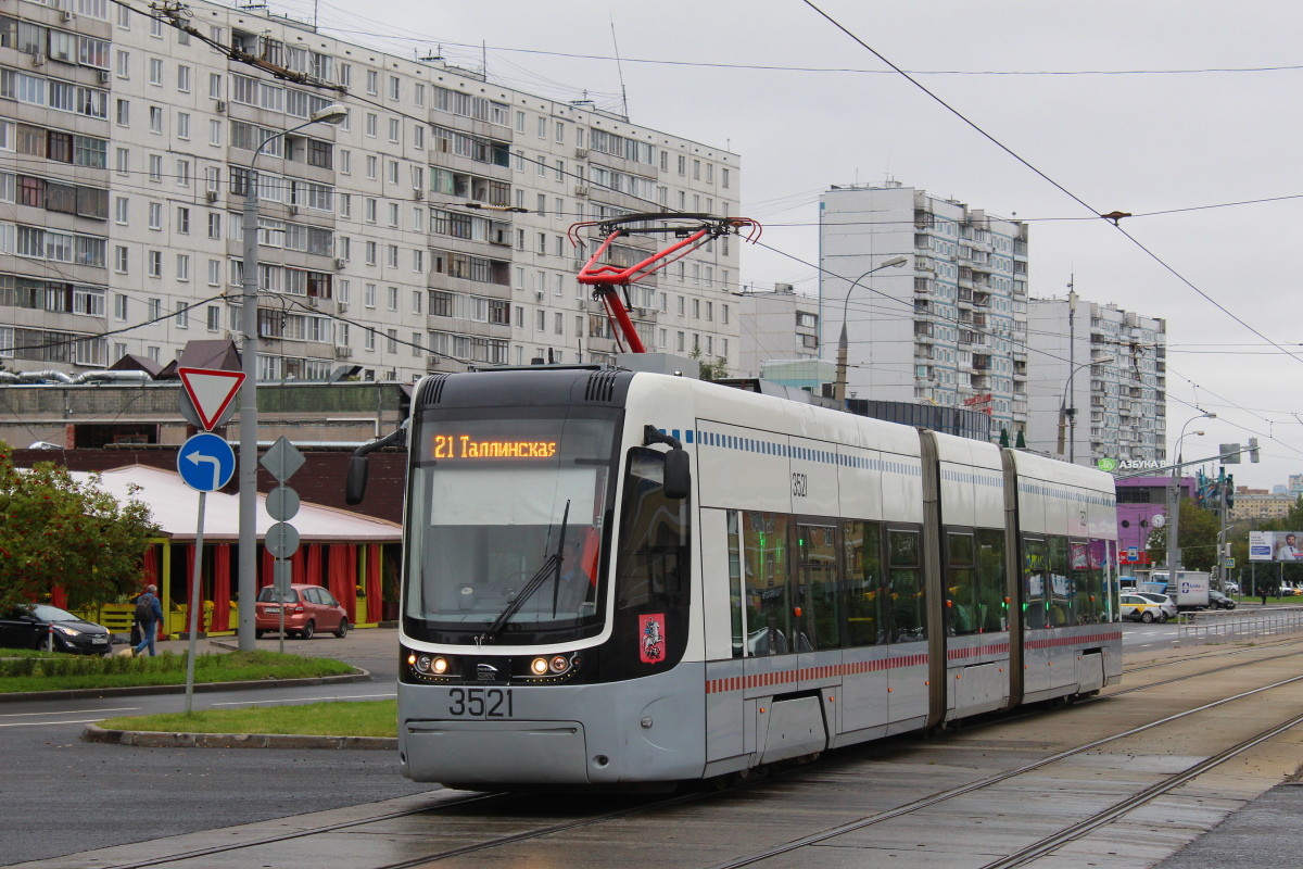 Москва, 71-414 (Pesa Fokstrot) № 3521