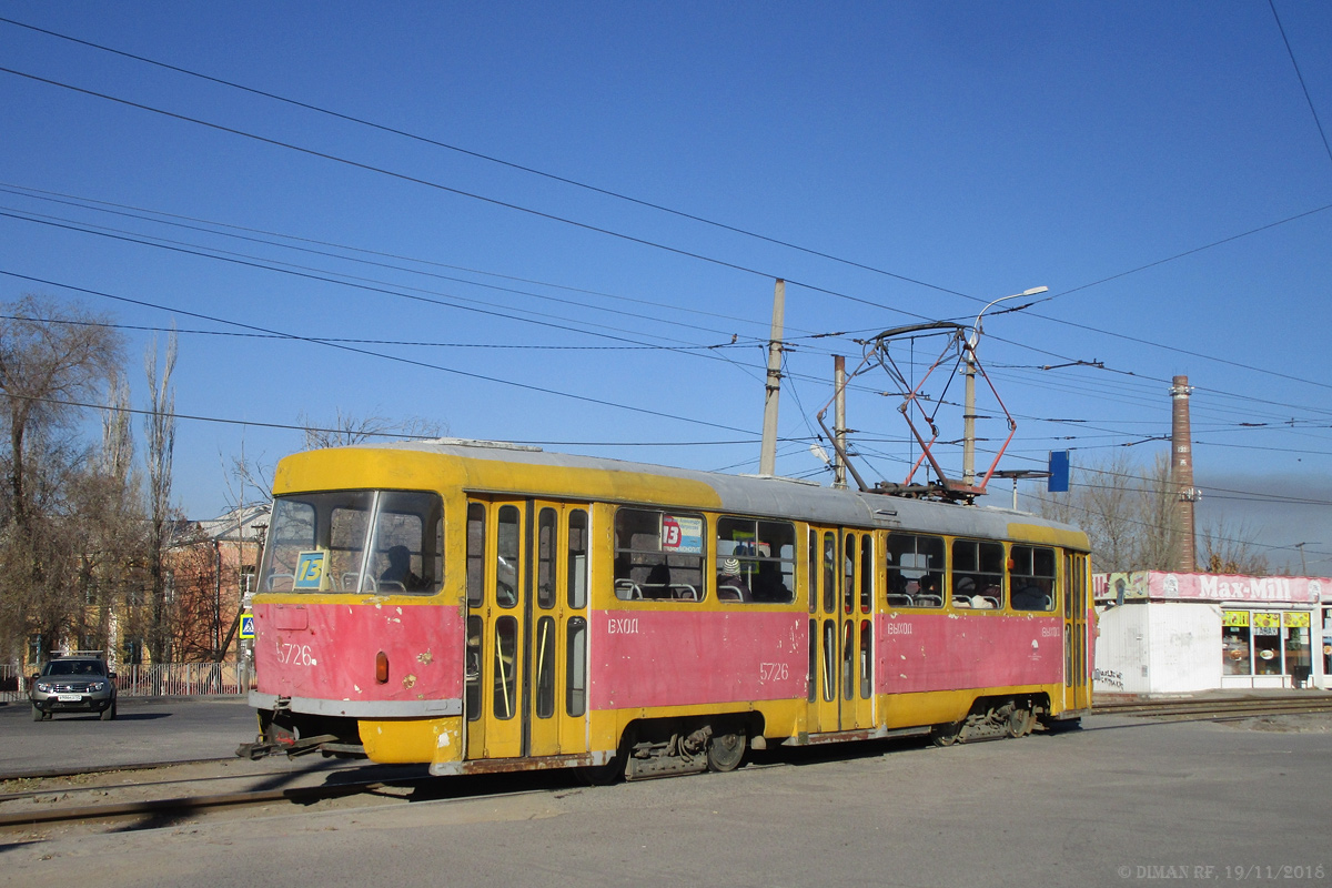 Волгоград, Tatra T3SU № 5726
